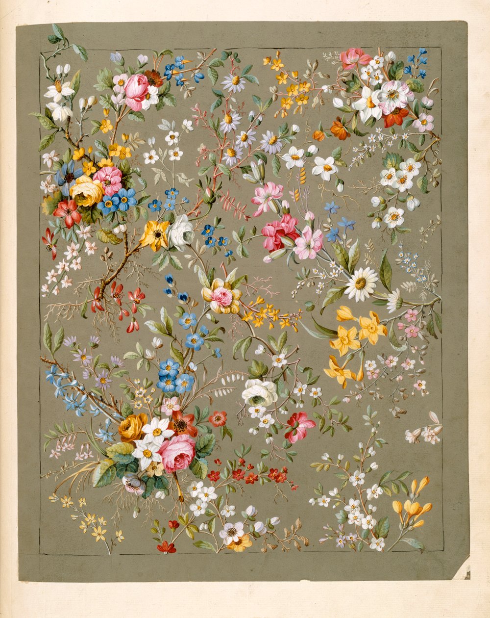Marmor endepapir af William Kilburn