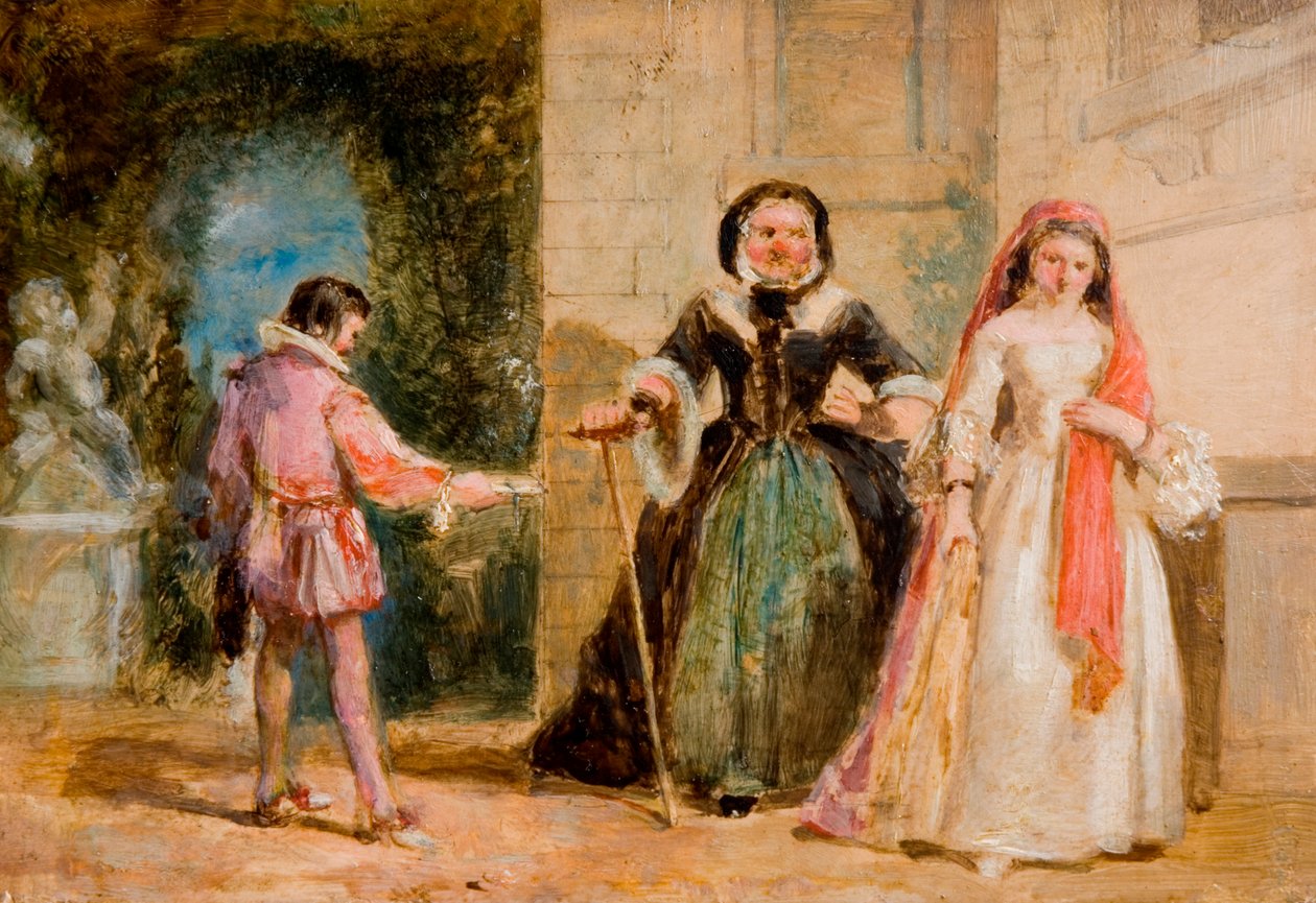 En scene fra Shakespeare af William Knight Keeling