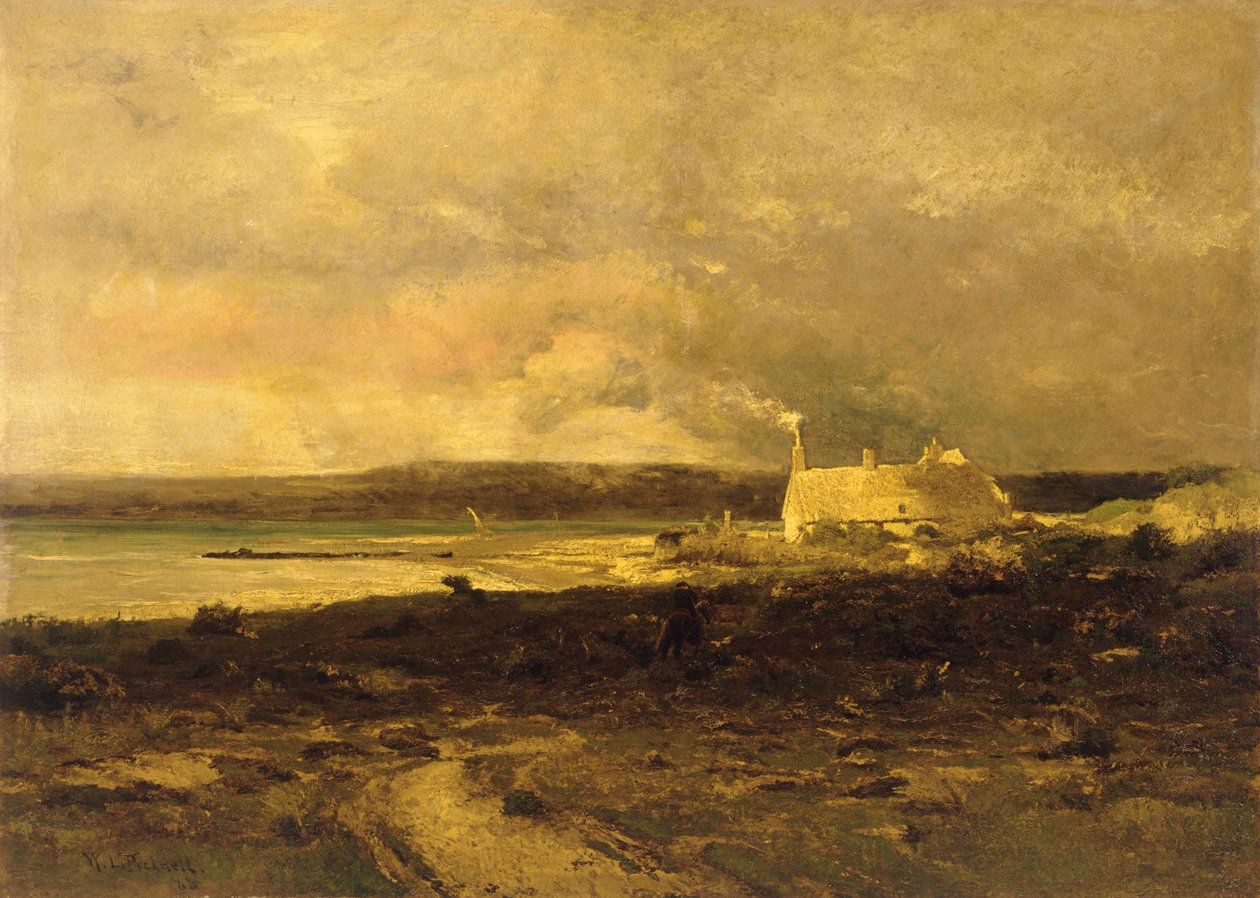 Sommerhus ved havet af William Lamb Picknell