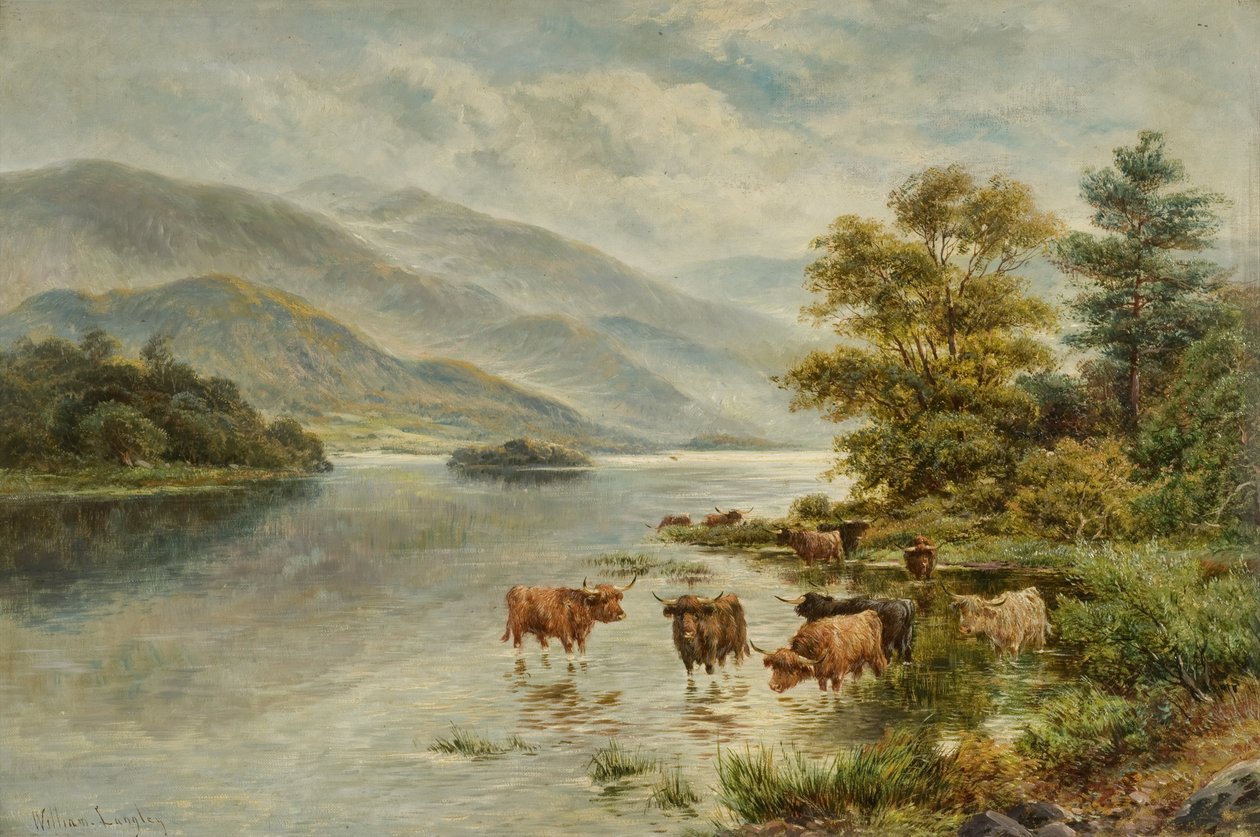 Loch Etive af William Langley