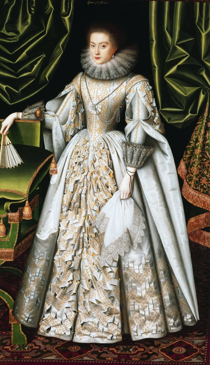Portræt af Diana Cecil af William Larkin