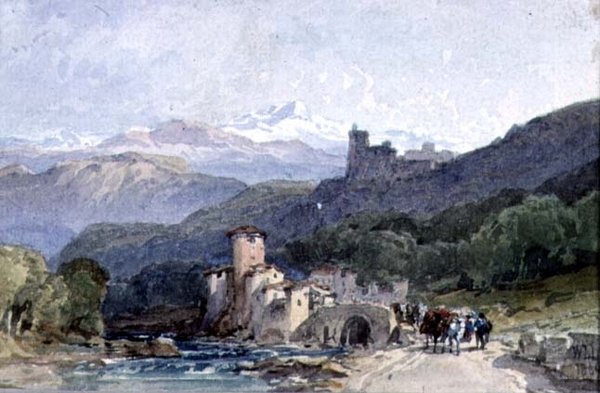 Gade i Aquila, 1800-tallet af William Leighton Leitch