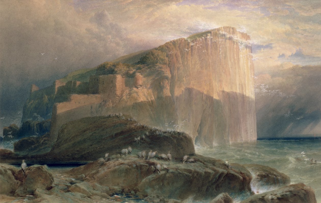 The Bass Rock, East Lothian, 1870 af William Leighton Leitch