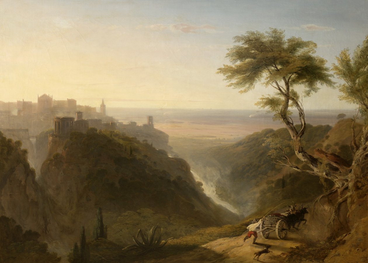 Et fjernsyn over Tivoli af William Linton
