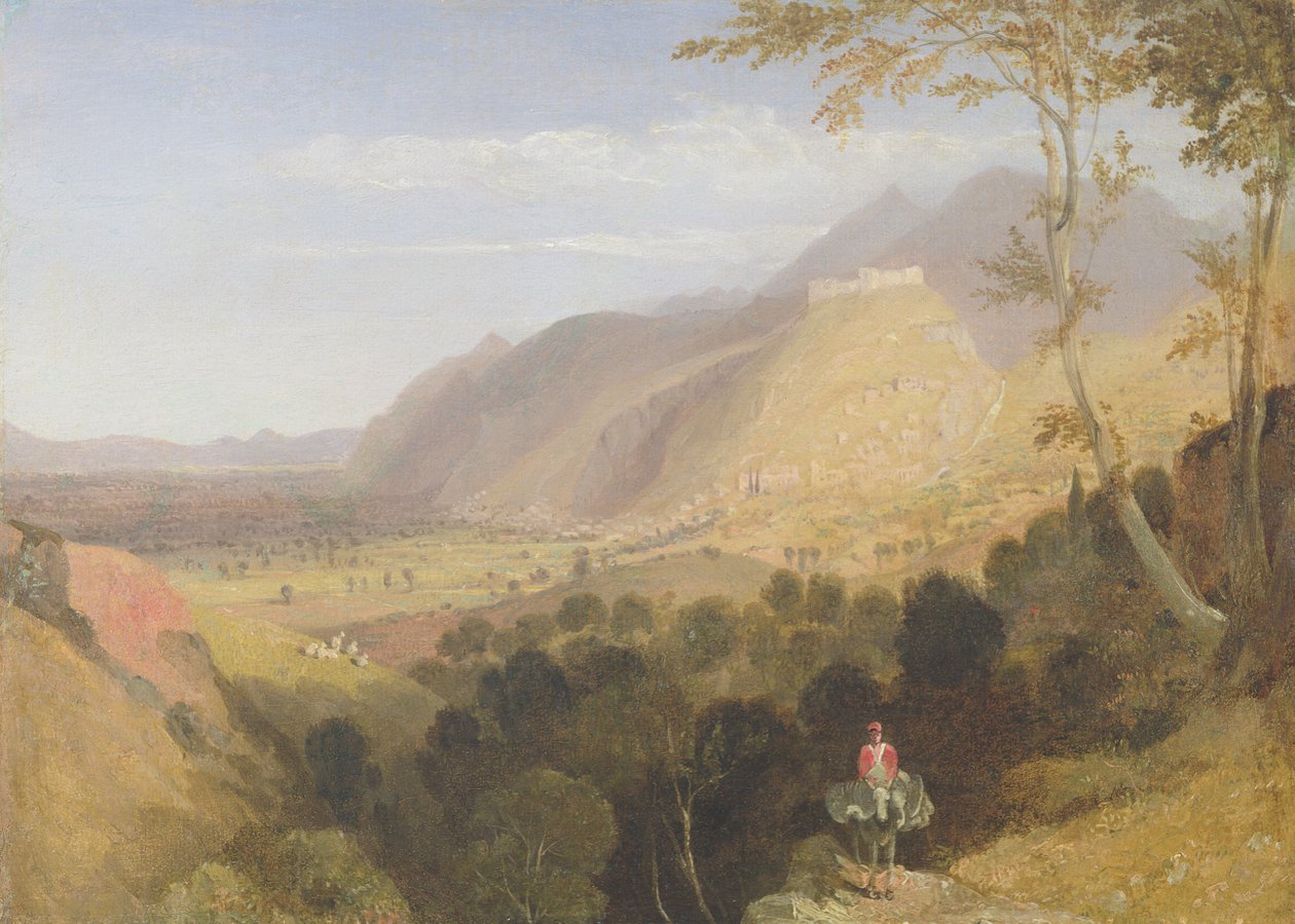 Mistra (olie på papir) af William Linton