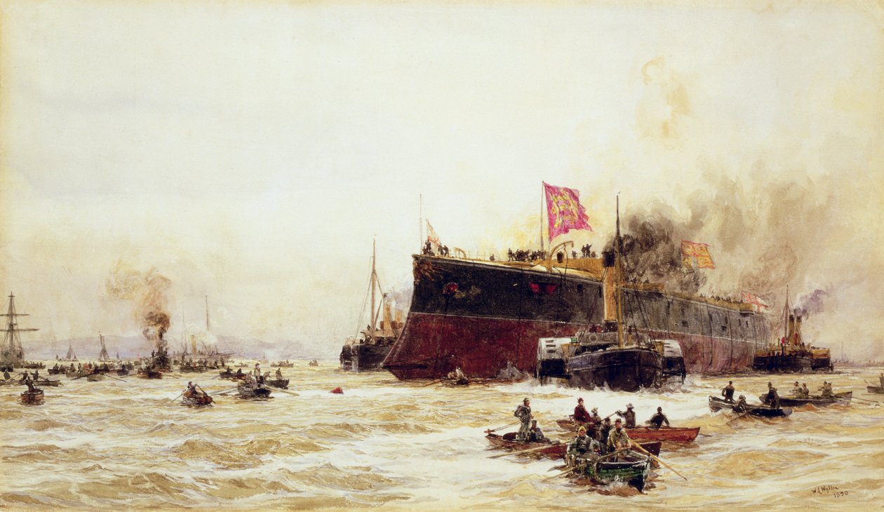 Titans fødsel, 1890 af William Lionel Wyllie