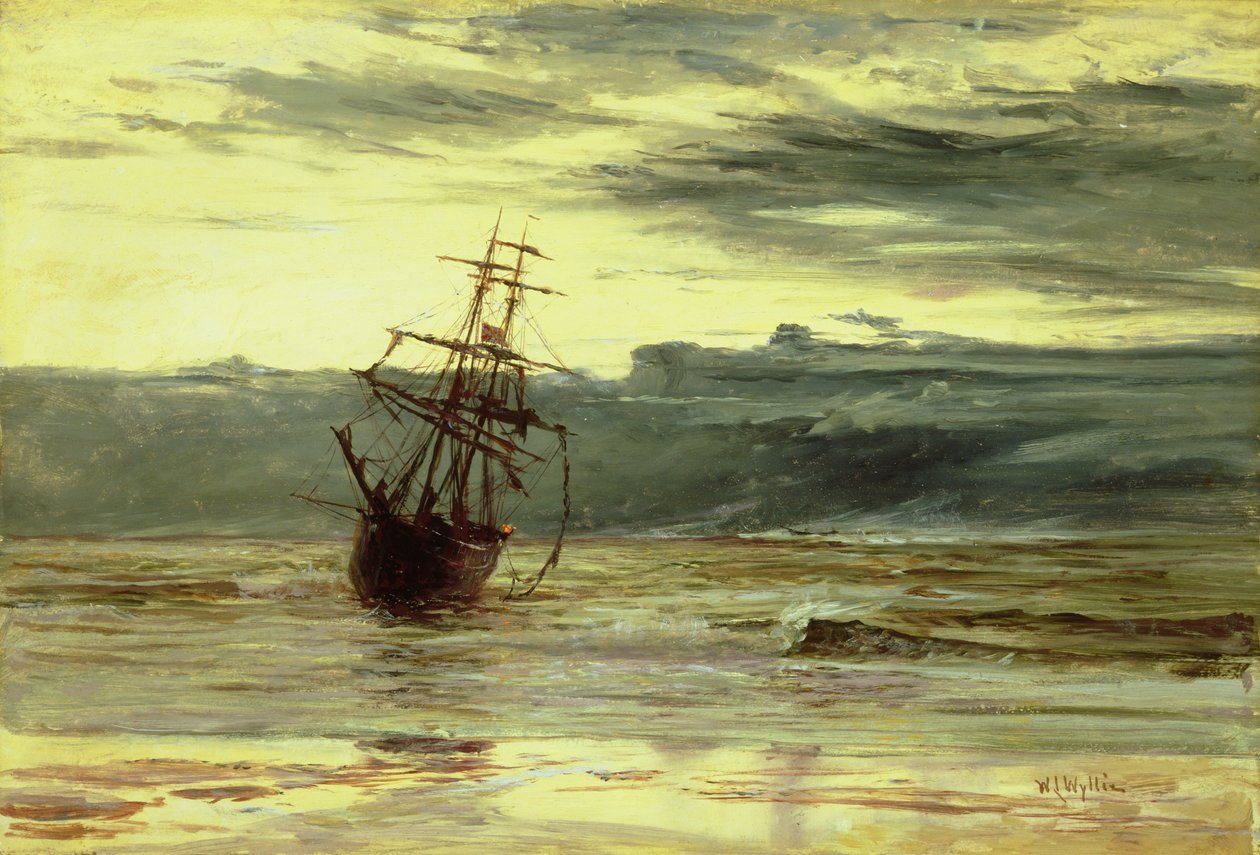 Daggry efter en Storm af William Lionel Wyllie