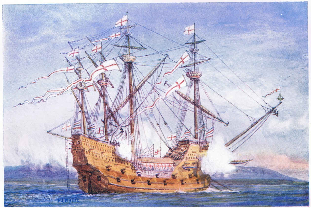 "Guds nåde" 1515, 1915 af William Lionel Wyllie