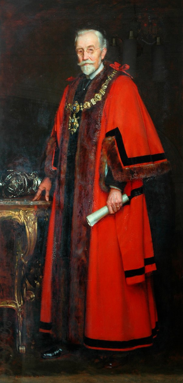 Alderman William Smith, JP, 1908 af William Logsdail