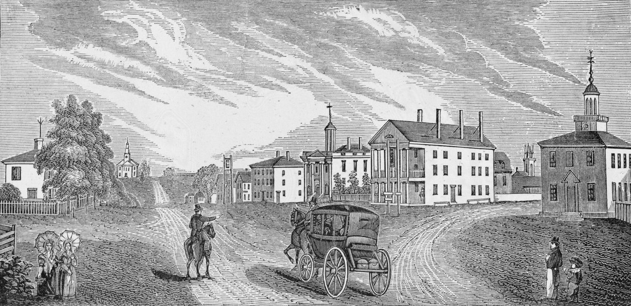 Citizens of Richmond på Capitol Square under branden, illustration fra 