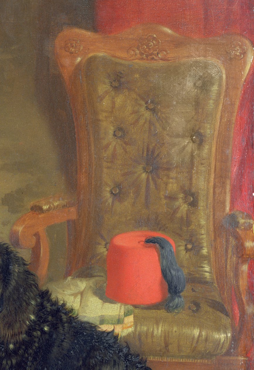 Af hans Masters Chair, 1850 (panel) (detalje af 77804) af William Malbon
