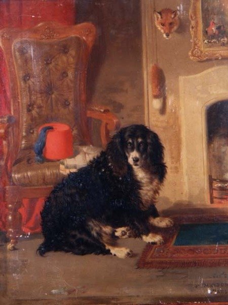 Af hans Masters Chair, 1850 (panel) af William Malbon