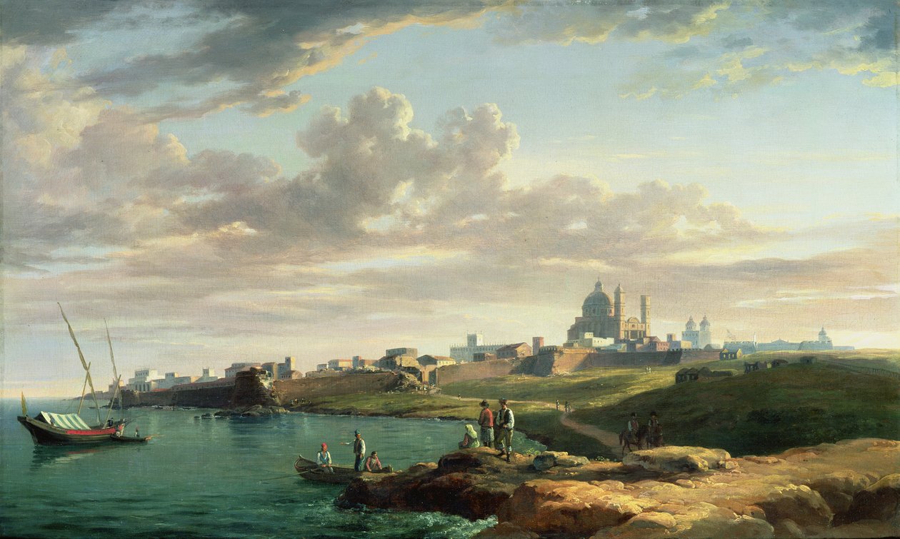 Udsigt over Montevideo af William Marlow