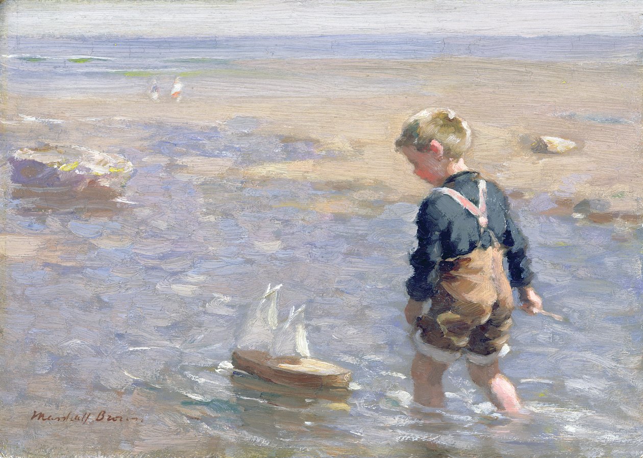 Legetøjsbåden (bræt) af William Marshall Brown