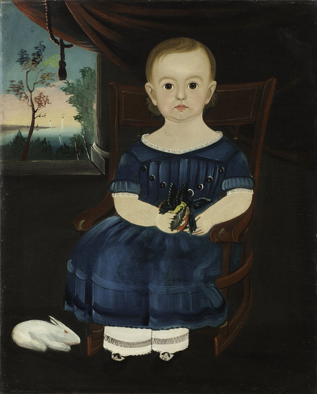 Barn med kanin, 1835 af William Matthew Prior