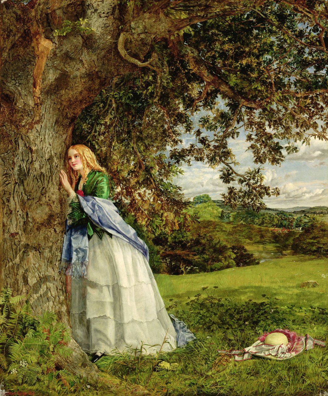 Den talende eg, 1857 af William Maw Egley
