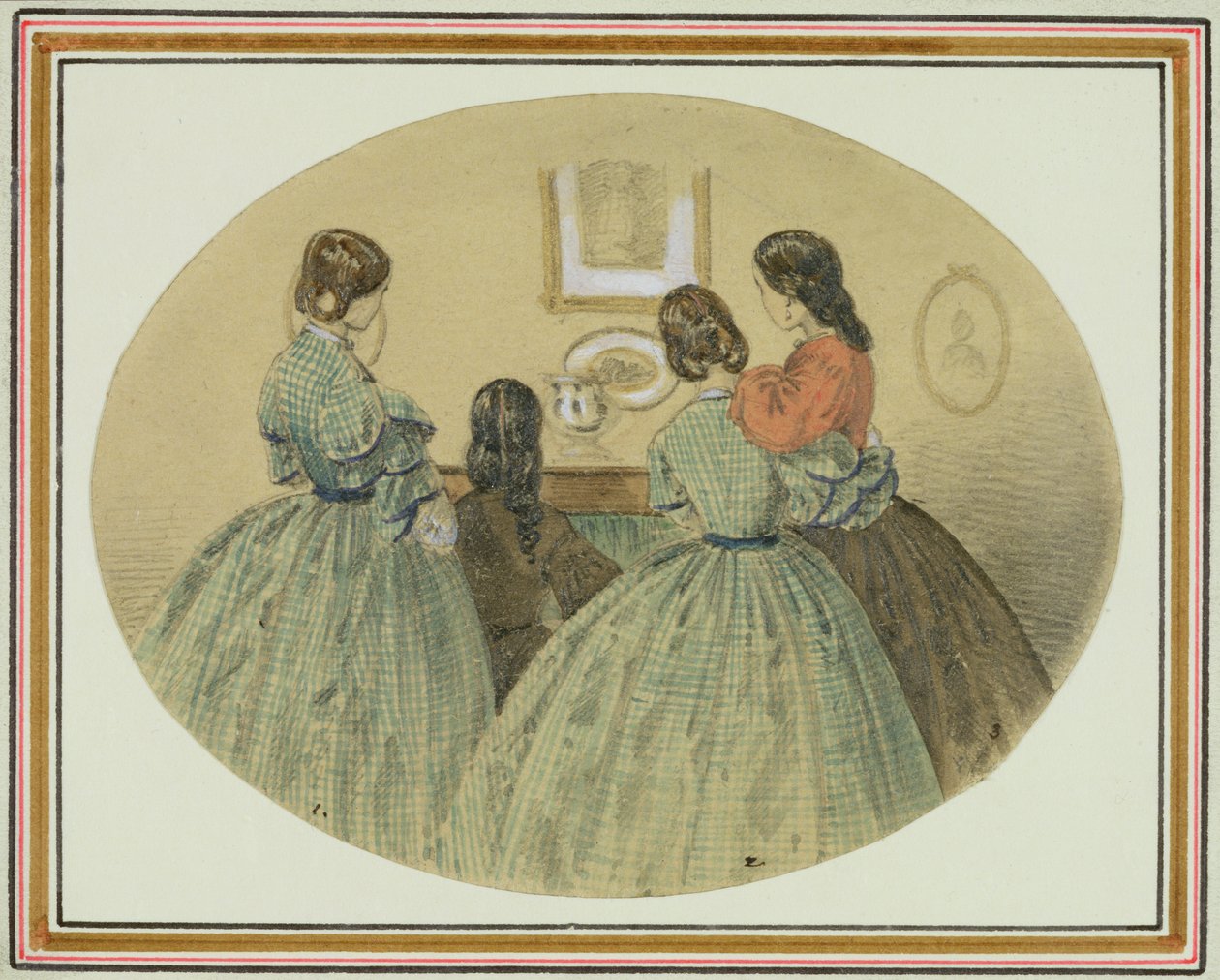 Figurer omkring et klaver af William McConnell