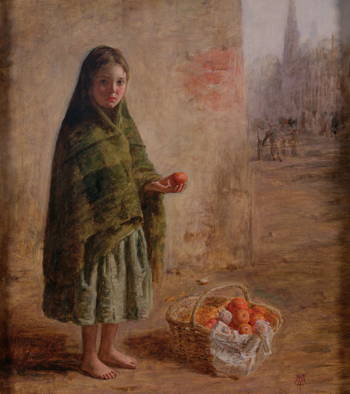 En orange sælger, ca. 1865 af William McTaggart