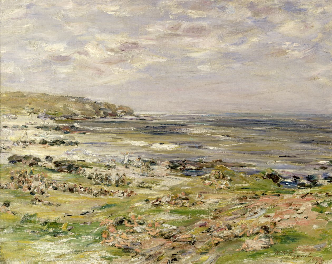 Studie til forkyndelsen af St. Columba, Iona, Indre Hebrider (se 50689) af William McTaggart