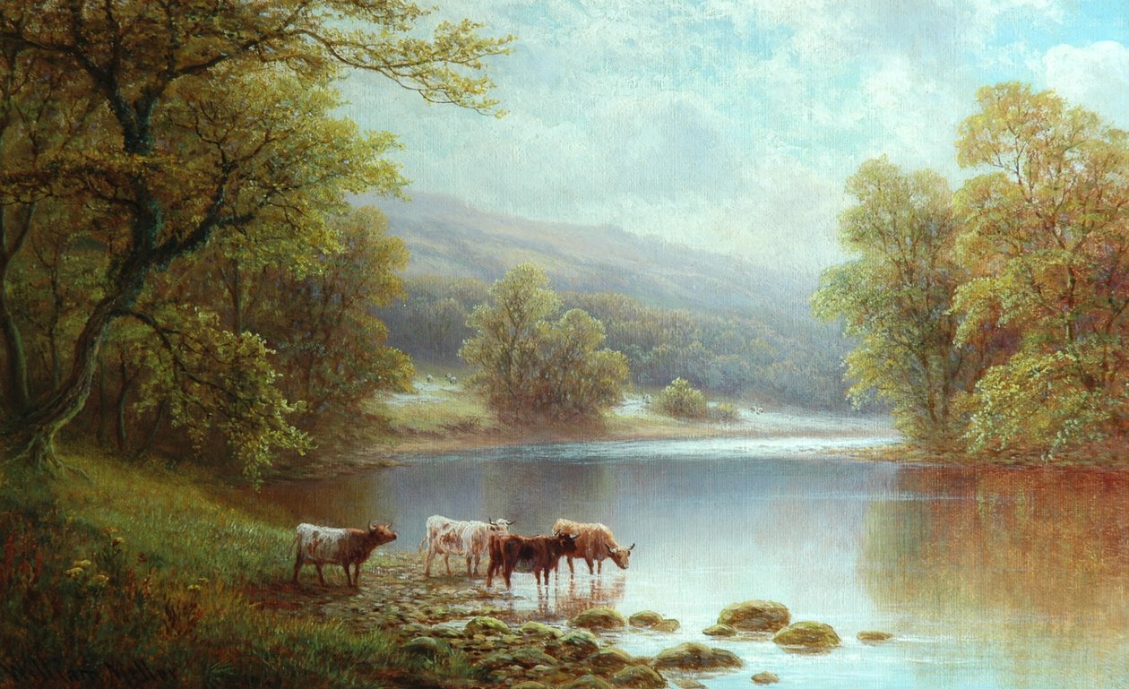 På Wharfe, Bolton Woods af William Mellor