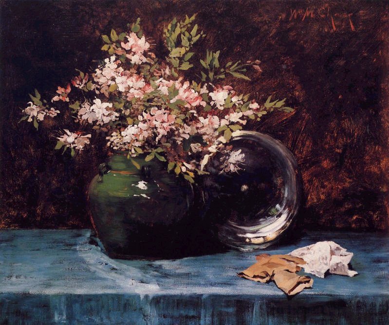 Azaleasn af William Merritt Chase