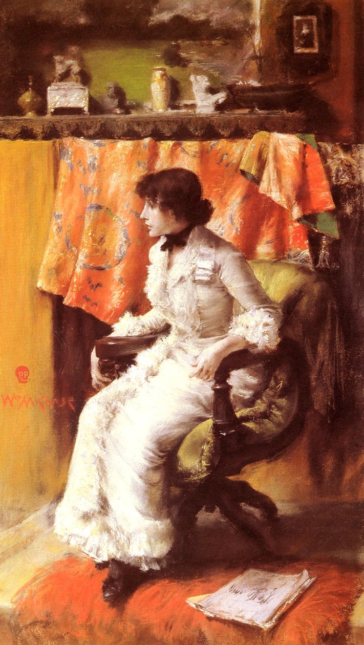 I Studiet af William Merritt Chase