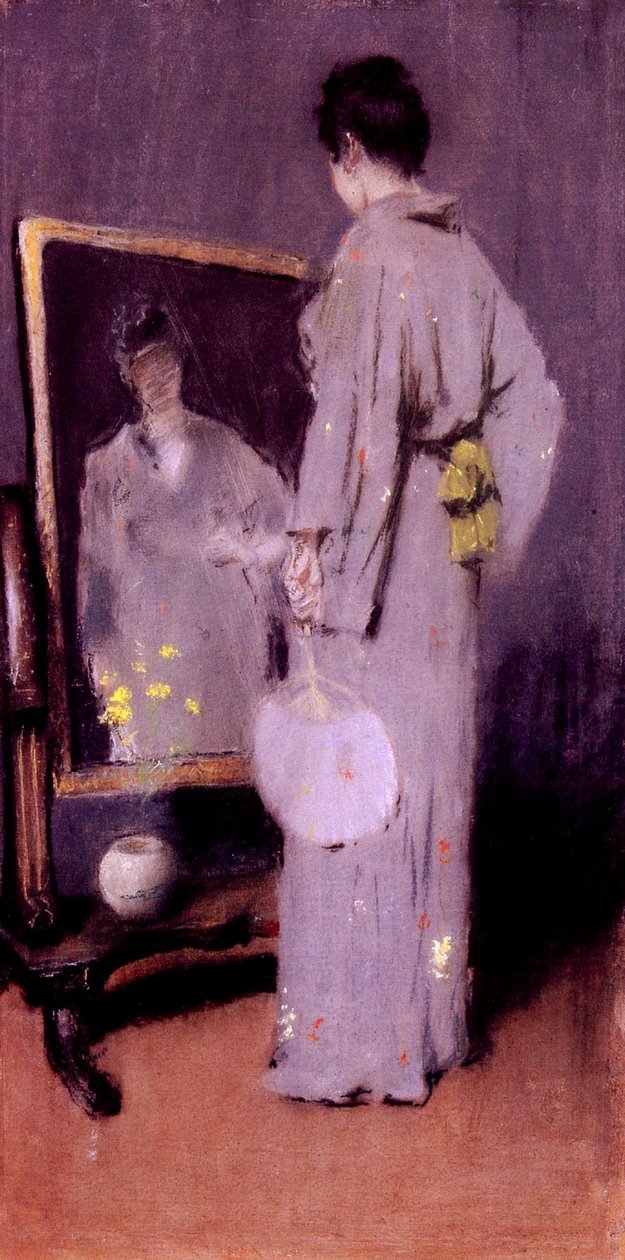  Gør hendes toiletn af William Merritt Chase