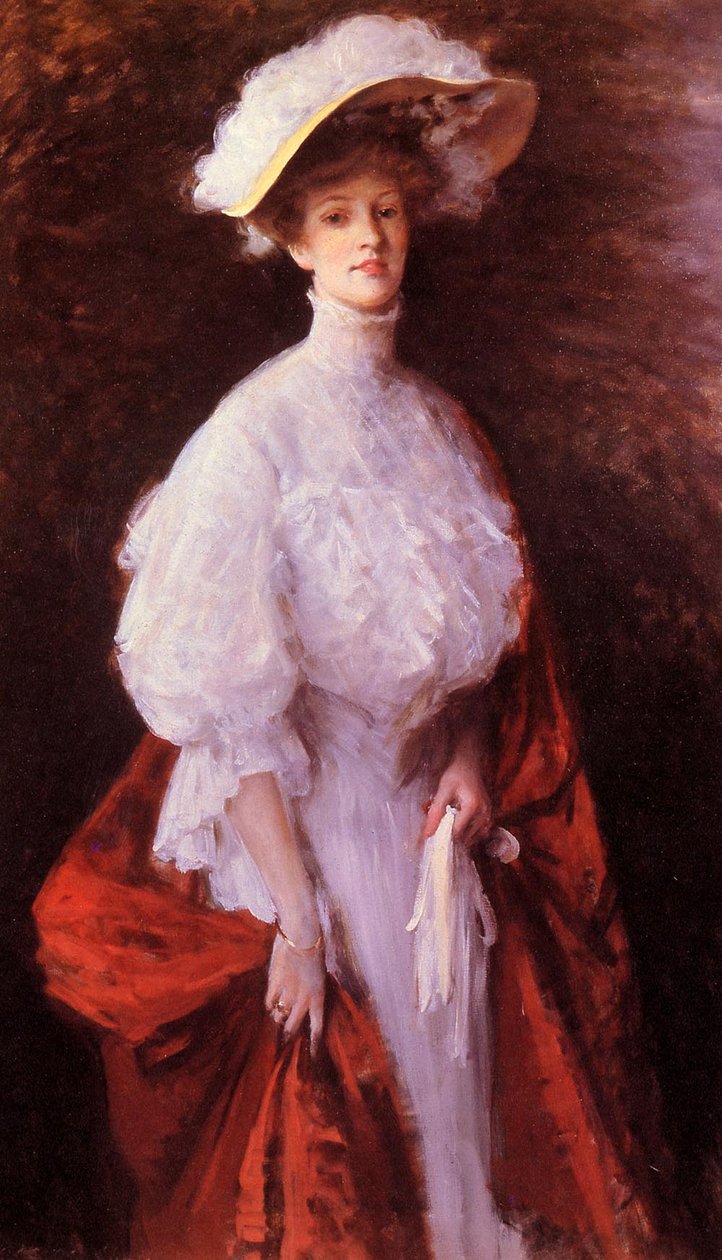 Portræt af Miss Frances af William Merritt Chase