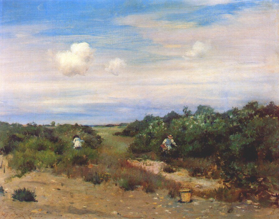 Shinnecock Hills, Long Island af William Merritt Chase
