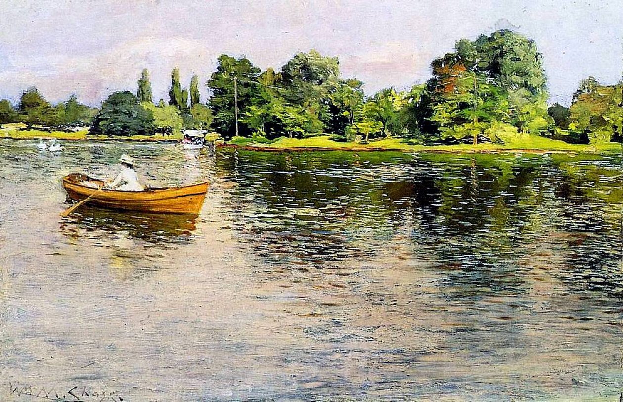 Sommer trækker for shoren af William Merritt Chase