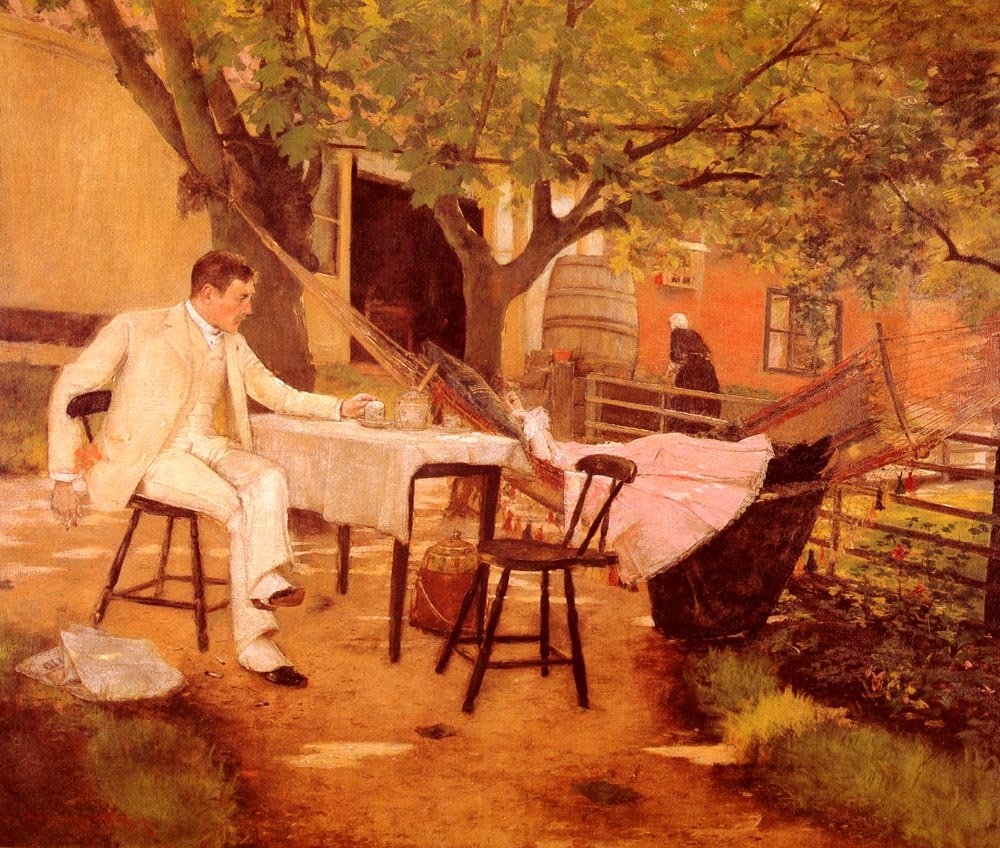 Sollys og skygge af William Merritt Chase