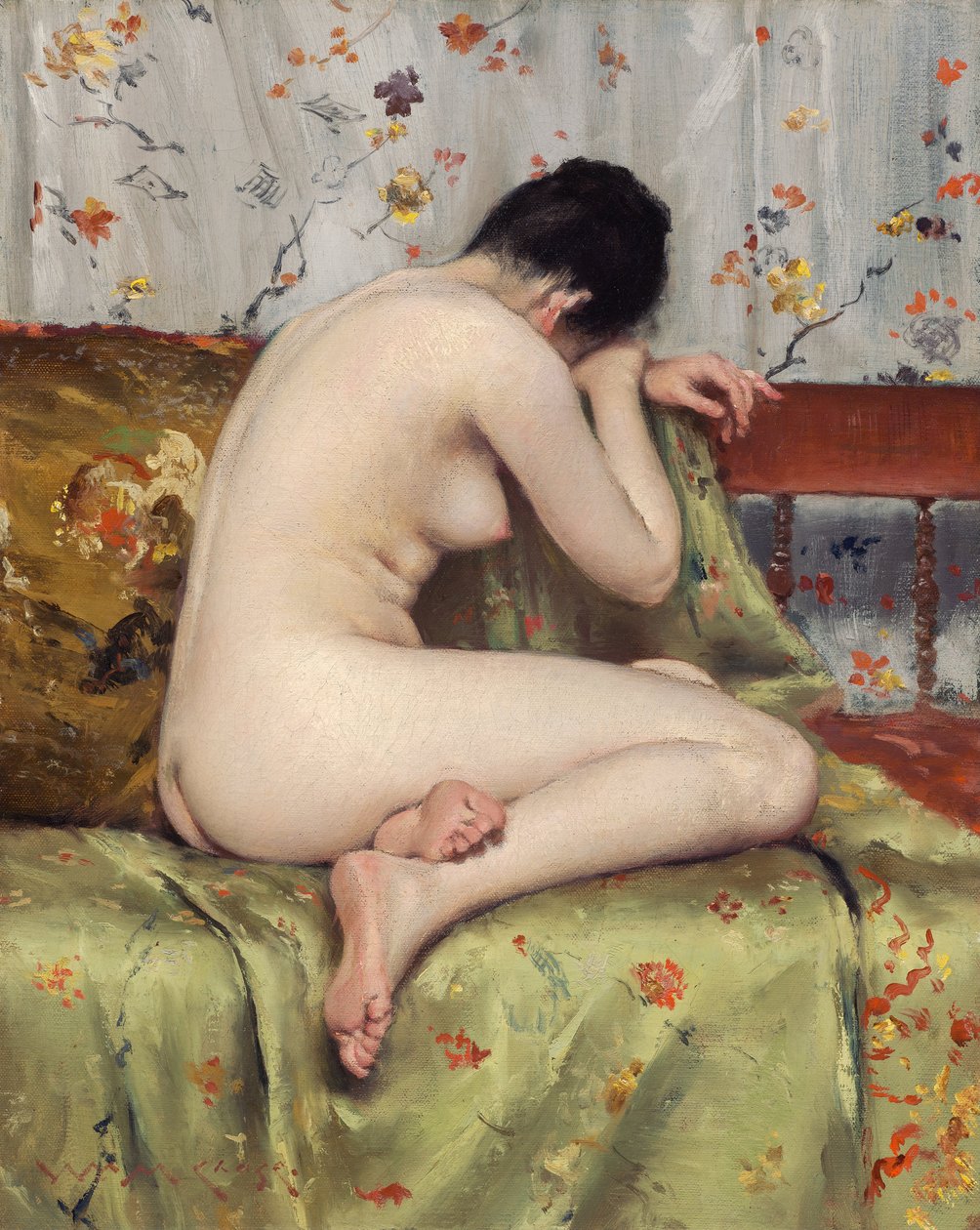 En moderne Magdalen af William Merritt Chase