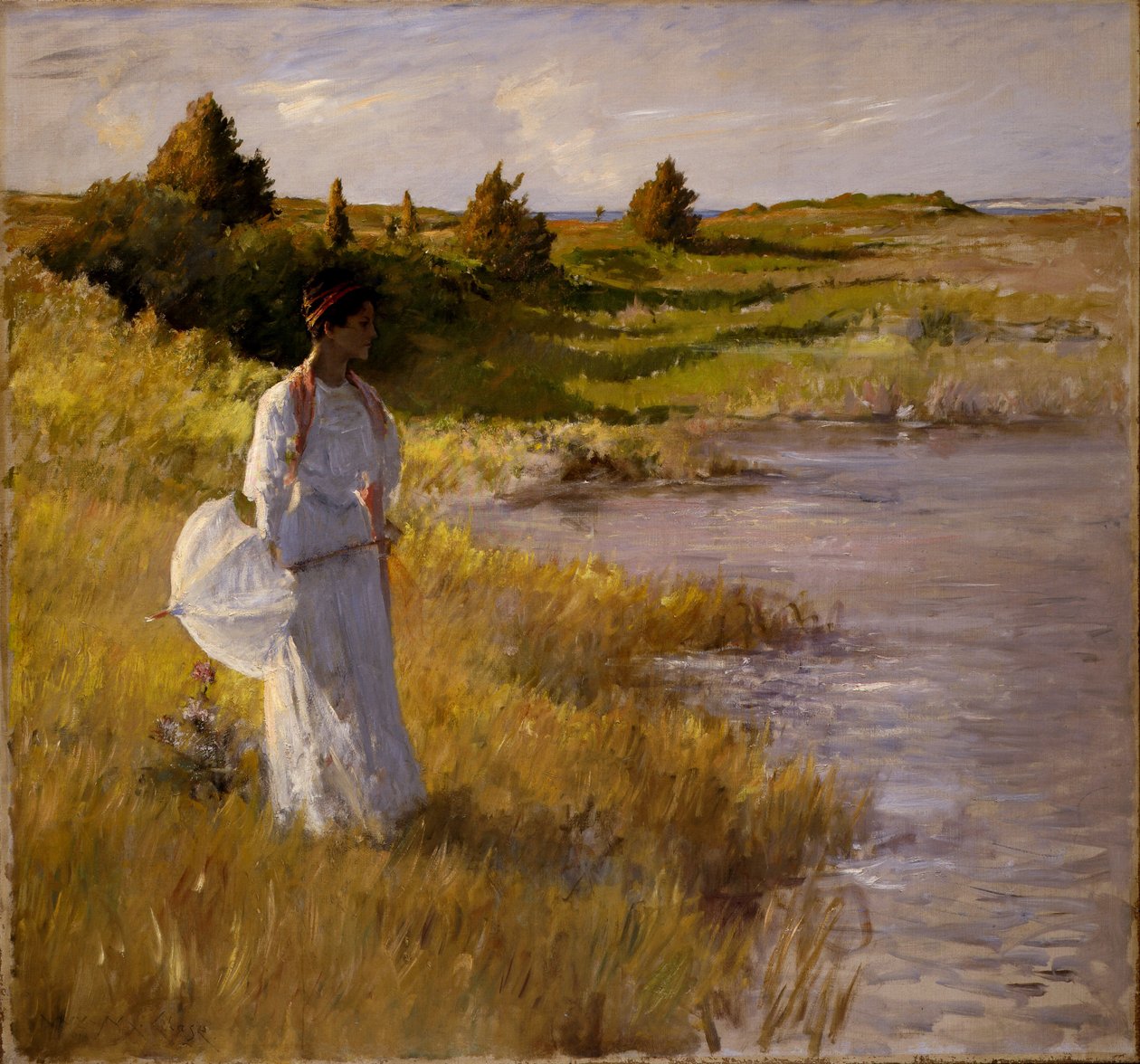 En eftermiddagstur, ca.1890-95 af William Merritt Chase
