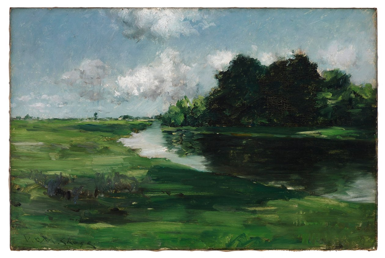 Long Island -landskab efter et regnvejr af William Merritt Chase