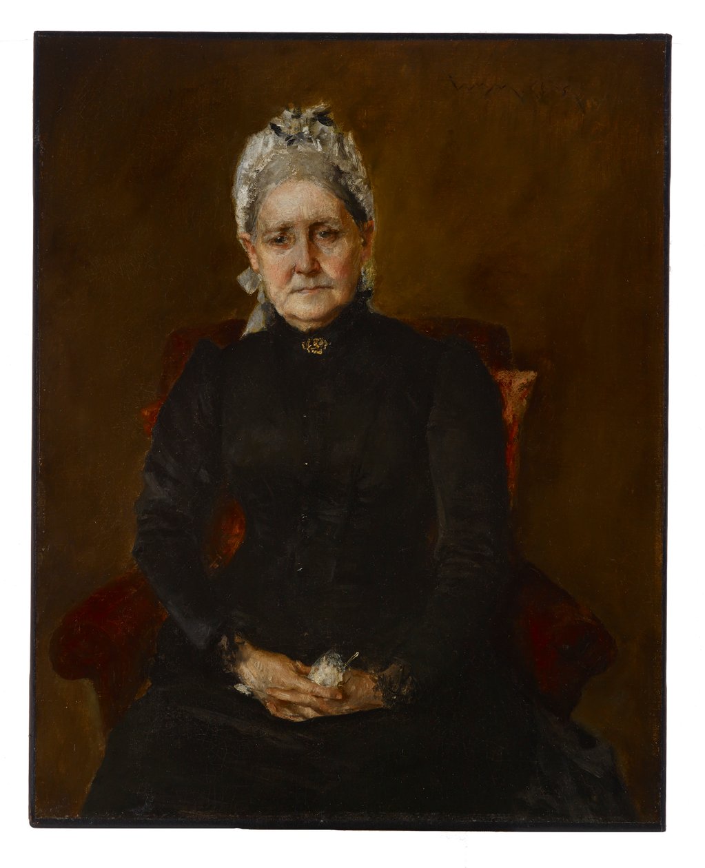 Portræt af min mor (Sarah Swaim Chase) af William Merritt Chase