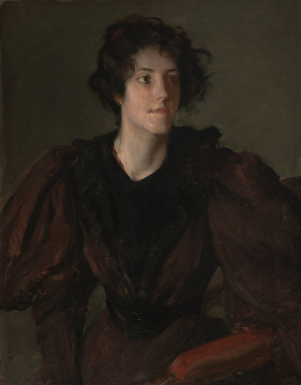 Studie af en ung kvinde af William Merritt Chase