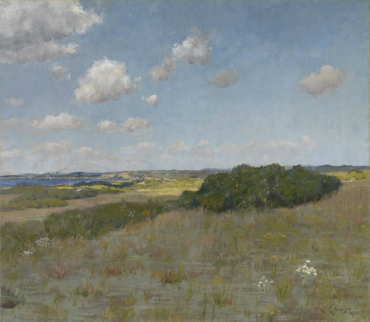 Sollys og skygge, Shinnecock Hills af William Merritt Chase
