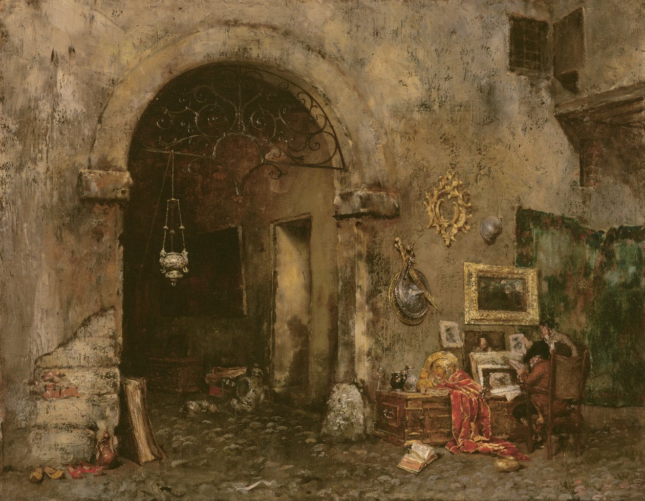 Antikvariet, 1879 af William Merritt Chase