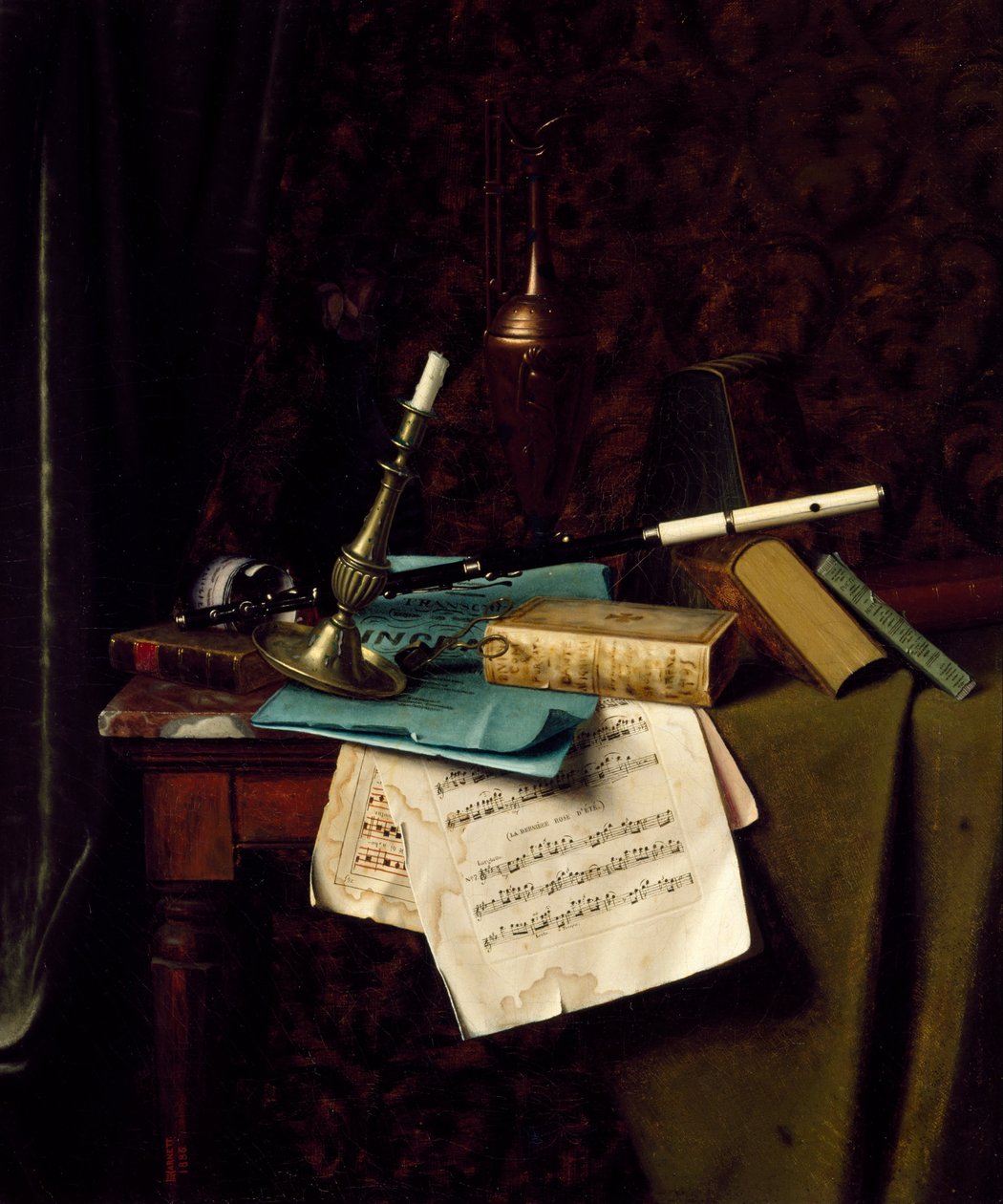 Den sidste sommer rose af William Michael Harnett