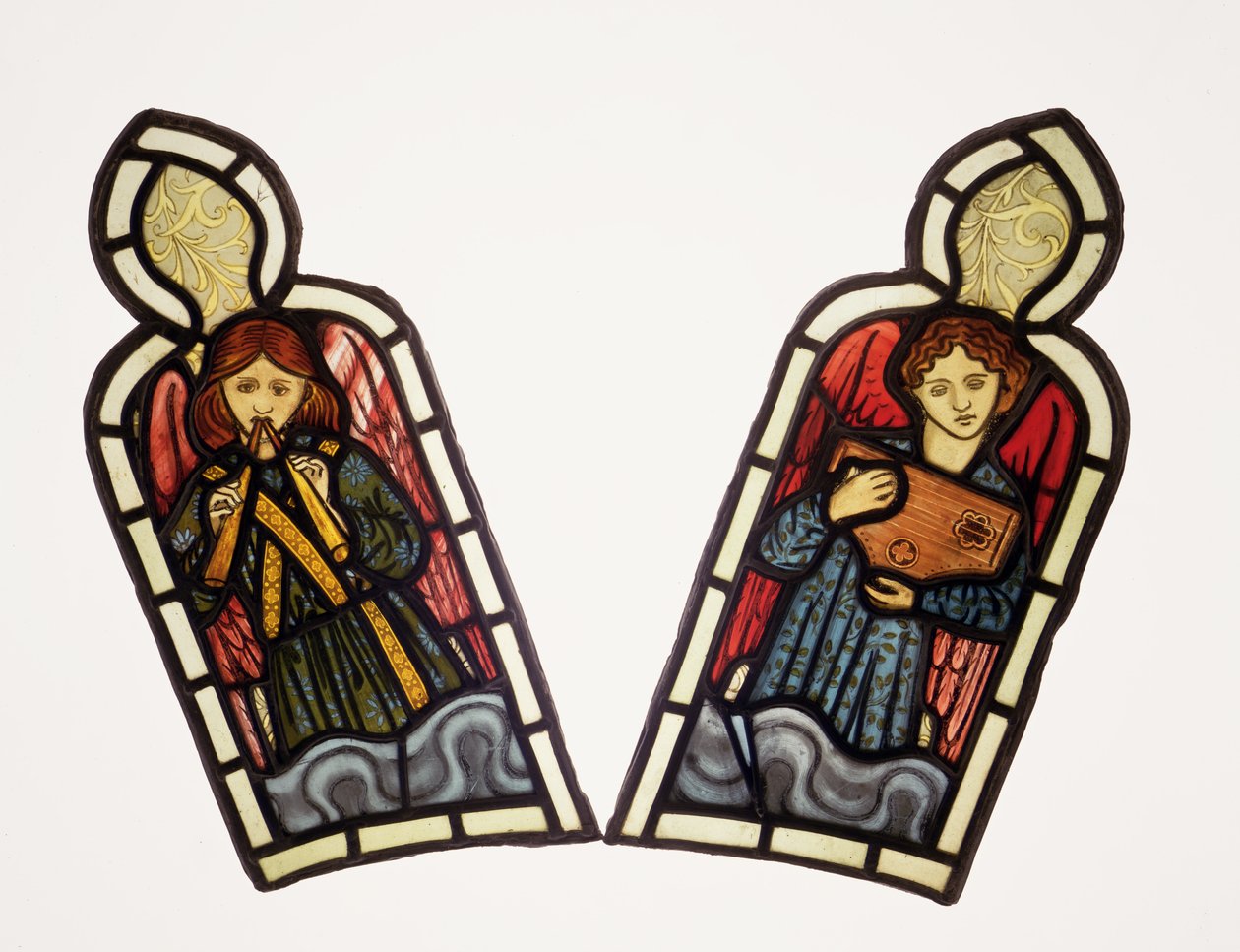Design til farvet glas af William Morris