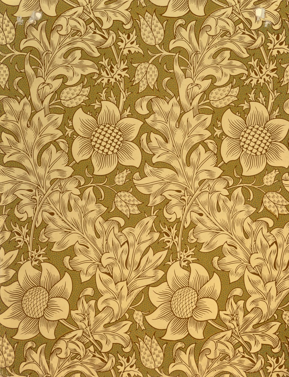 Tapetmønster "Fritillary", 1885 af William Morris