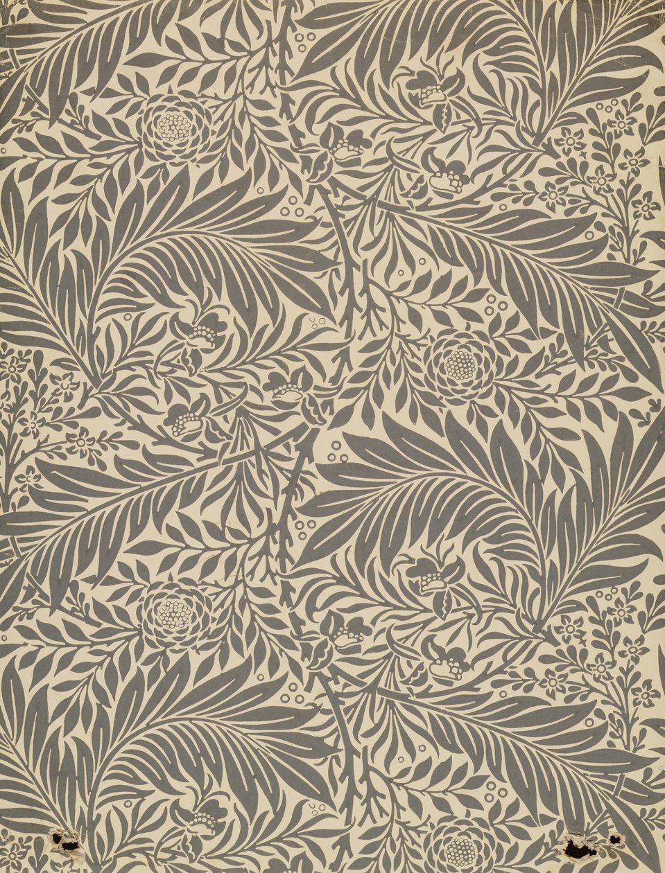 Ridderspore, tapetdesign, 1872 af William Morris