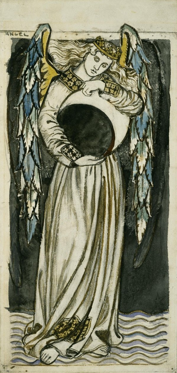 Natenglen holder en aftagende måne af William Morris