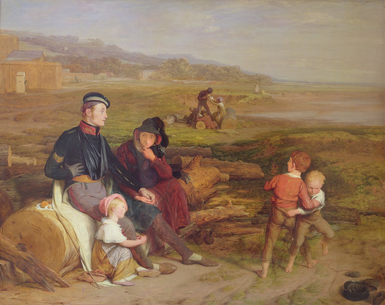 Rekonvalescenten fra slaget ved Waterloo, 1822 af William Mulready