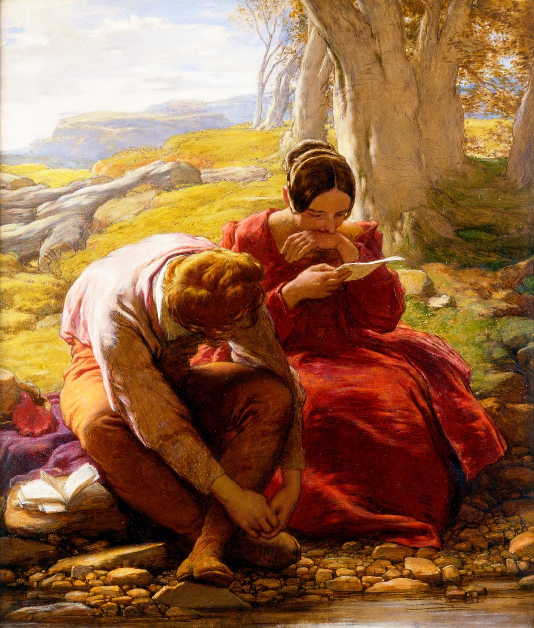 Sonetten, ca. 1839 af William Mulready