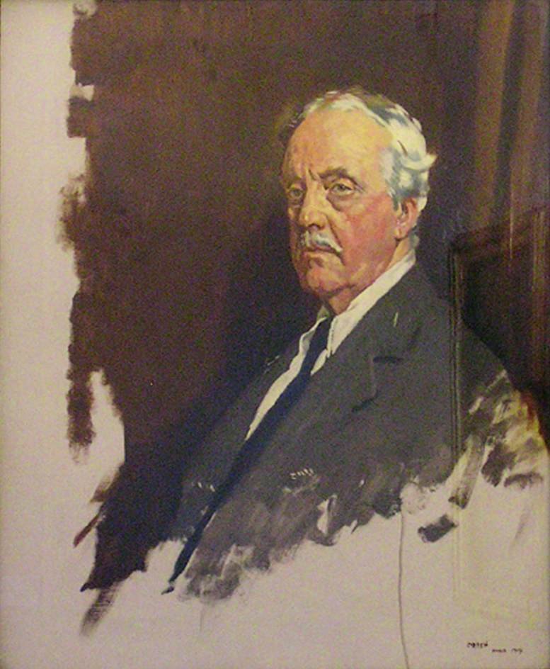 Arthur James Balfour 18481930, 1. jarl af Balfour, OM, KG, PC, FBA, FRSn af William Orpen