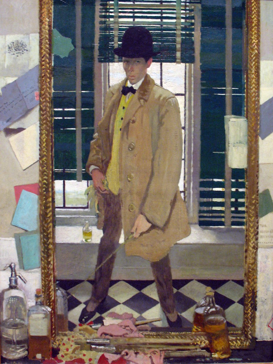 Selvportræt tysk: Selbstportrait In af William Orpen
