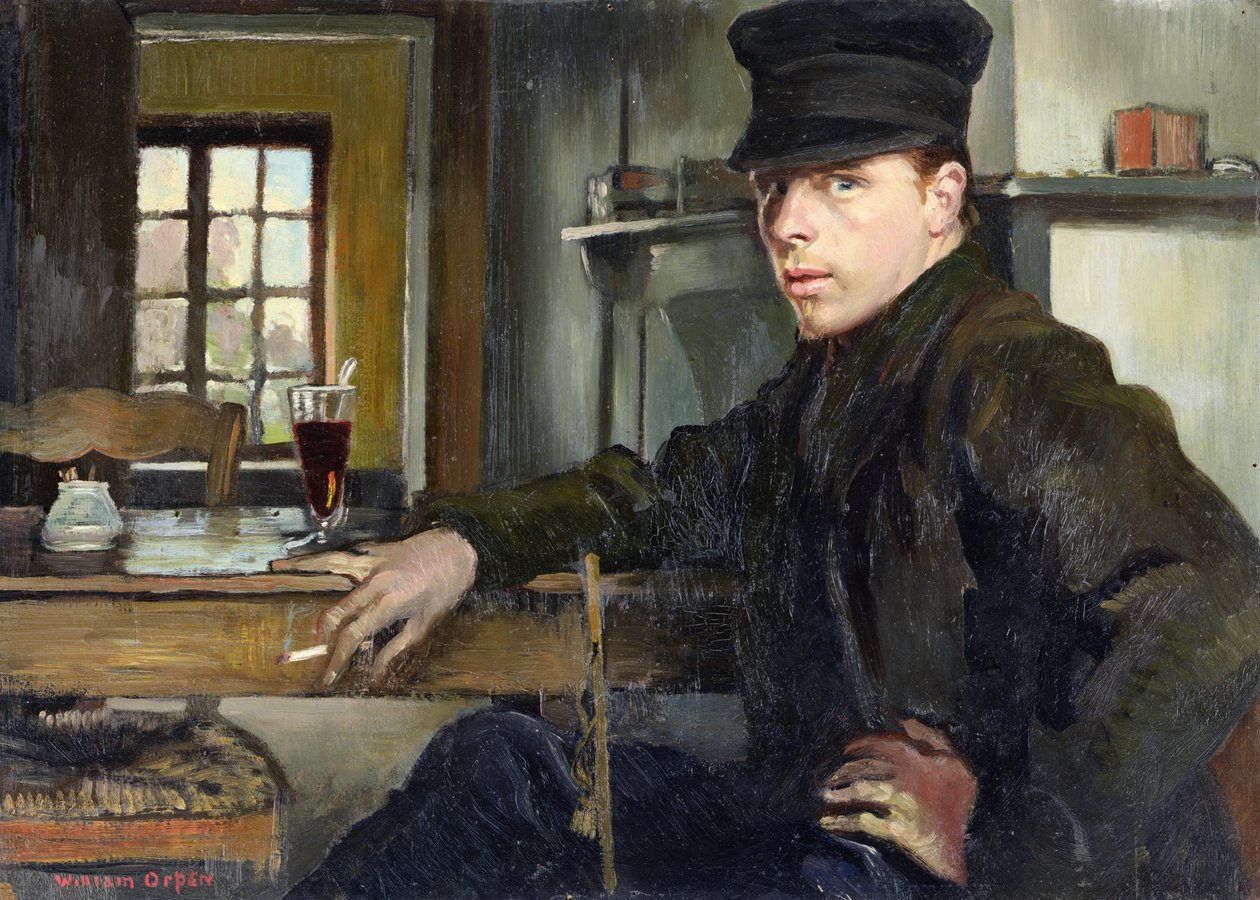 En bitter Curacao, 1900 (bord) af William Orpen