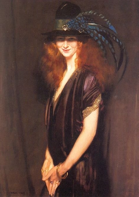 Bridgit - et billede af Miss Elvery Beatrice Elvery af William Orpen