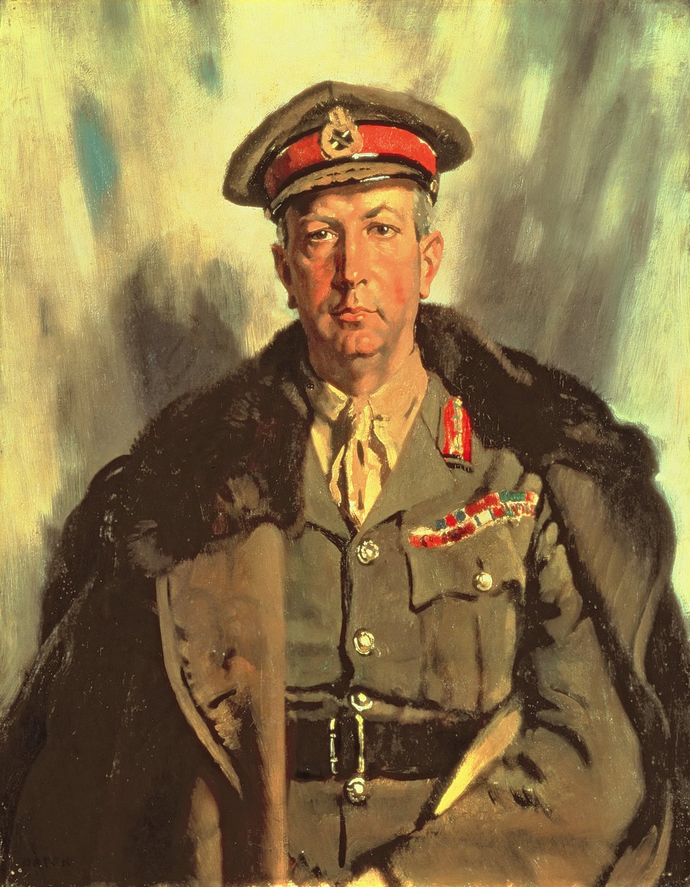 Generalløjtnant Sir A.W. Currie (1875-1933) ca.1918 af William Orpen